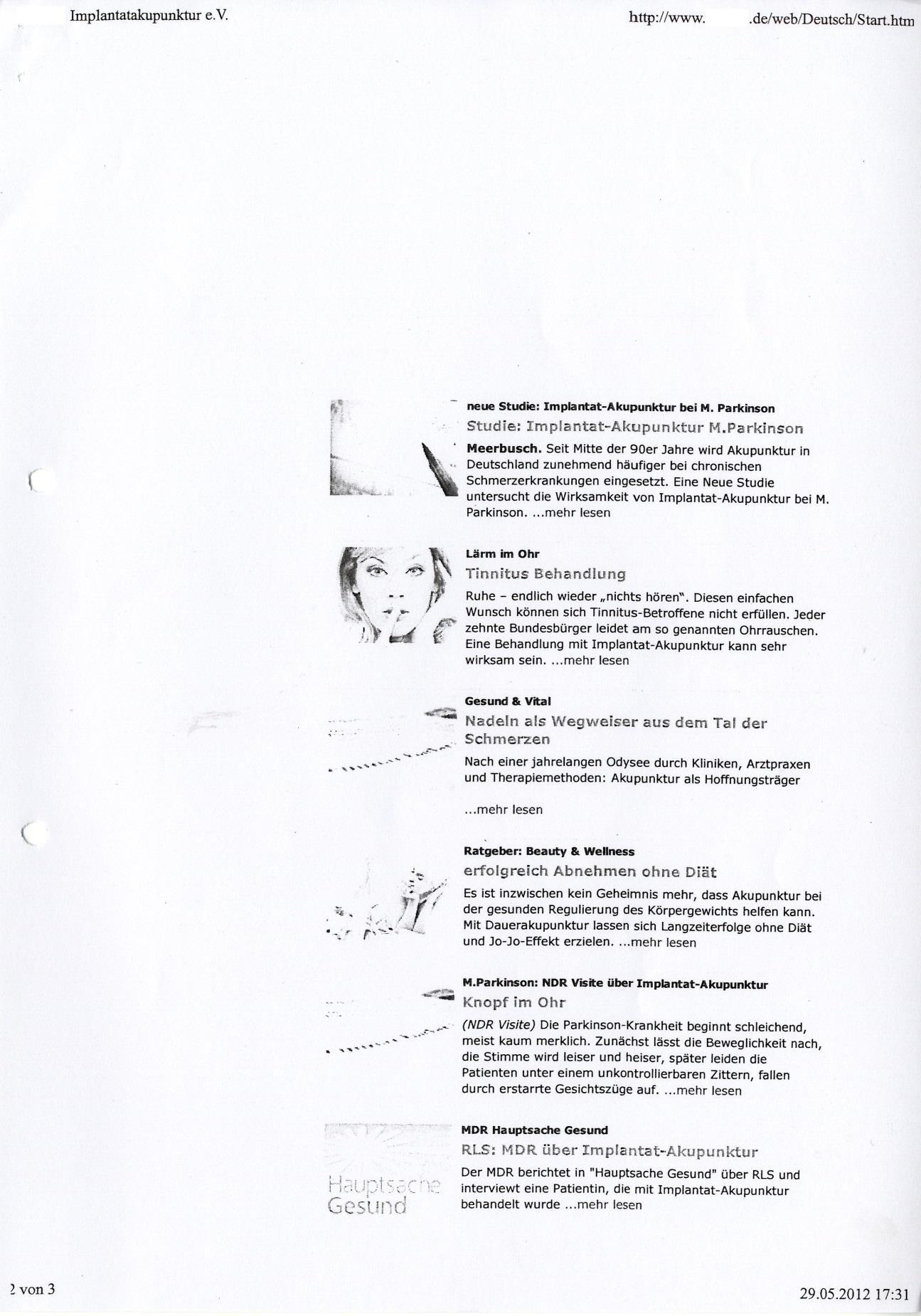 Abbildung aus dem amtlichen Tatbestand, Seite 2 von 3